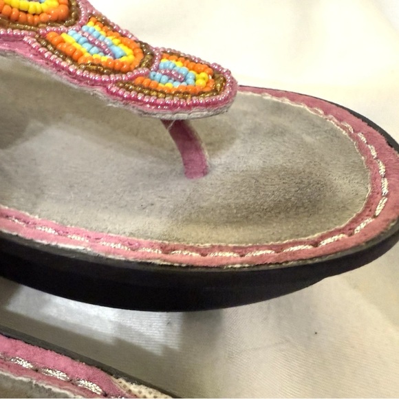 Alegria Carina Bead-Azzled Thong Sandals Pinckney Rainbows Size 37 US 7 Comfort - Picture 11 of 16